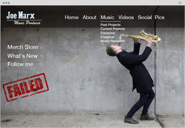 網(wǎng)站設(shè)計中的六大常見錯誤