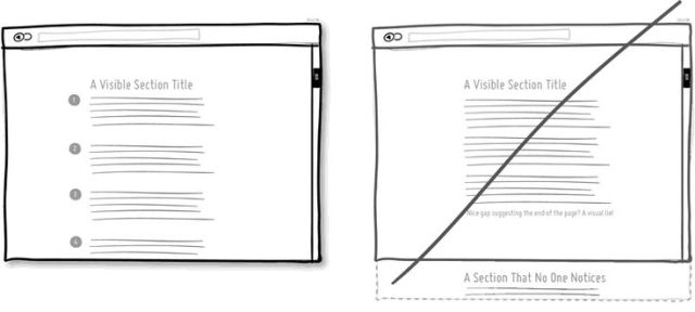 避免讓使用者產(chǎn)生已經(jīng)滾到 "網(wǎng)頁最底部" 的錯覺